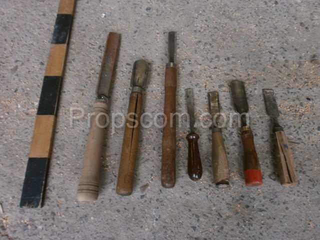 Joiner's chisels mix