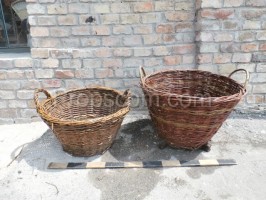 Wicker collection baskets