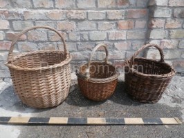 Wicker baskets collection