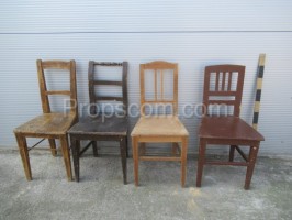 židle dřevěné mix