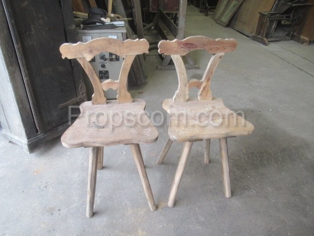 Metal plywood chair