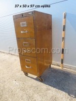 Metal filing cabinet