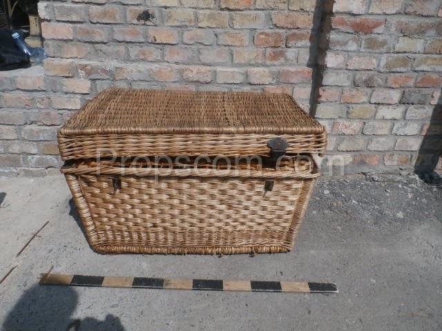 Large storage wicker basket