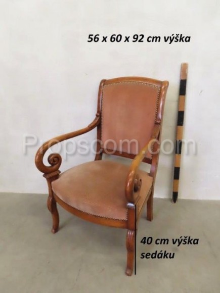 Upholstered armchair