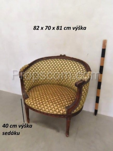 Upholstered armchair