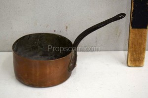 Copper saucepan