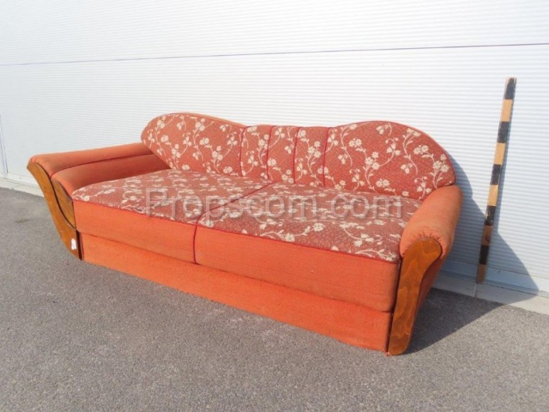 Orange sofa