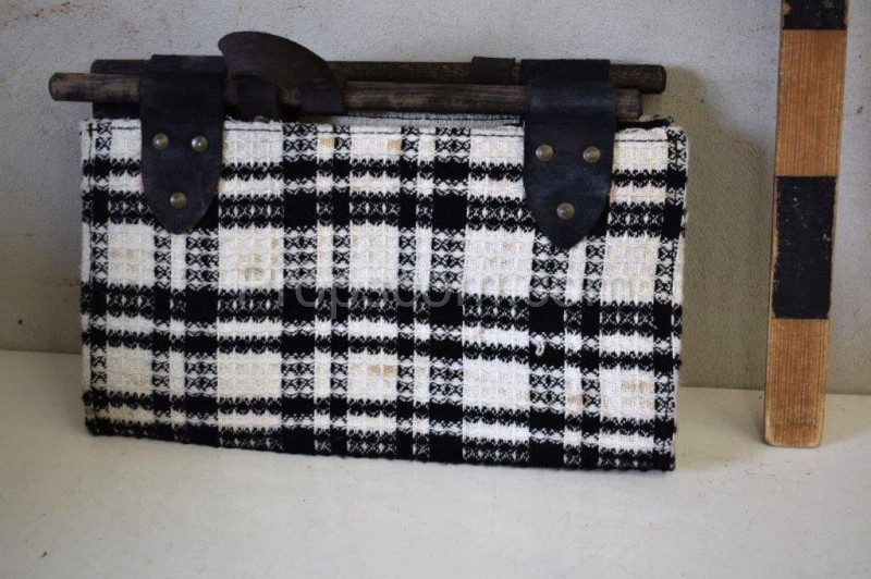 Black and white bag