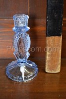 Glass candlesticks