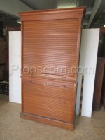 Large filing cabinet with shutter