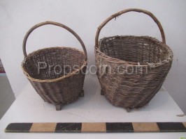 Wicker baskets collection