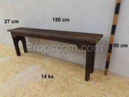 Wooden bench