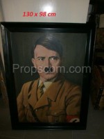 Painting portrait of Adolf Hitler