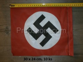 Flag with swastika