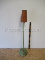 Lamp metal green brown