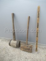 Large wooden sticks