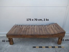 Wooden bed