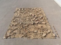 Rubble - carpet imitation of the surface