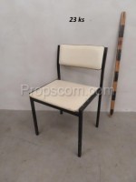 Metal padded chairs
