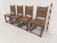 Wooden chairs