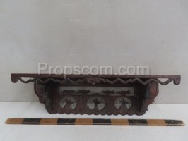 Carved shelf