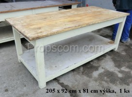 Work table for bakeries, canteens, pubs