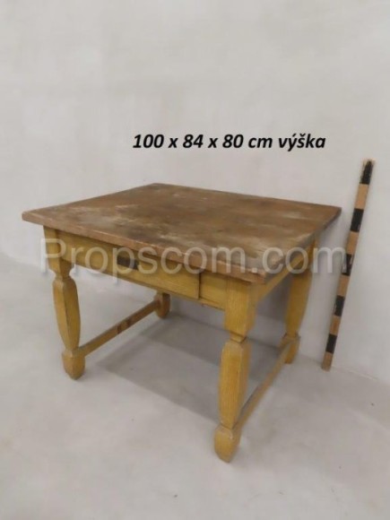 Wooden table with legs 