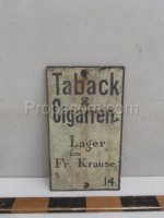 Tobacco sign