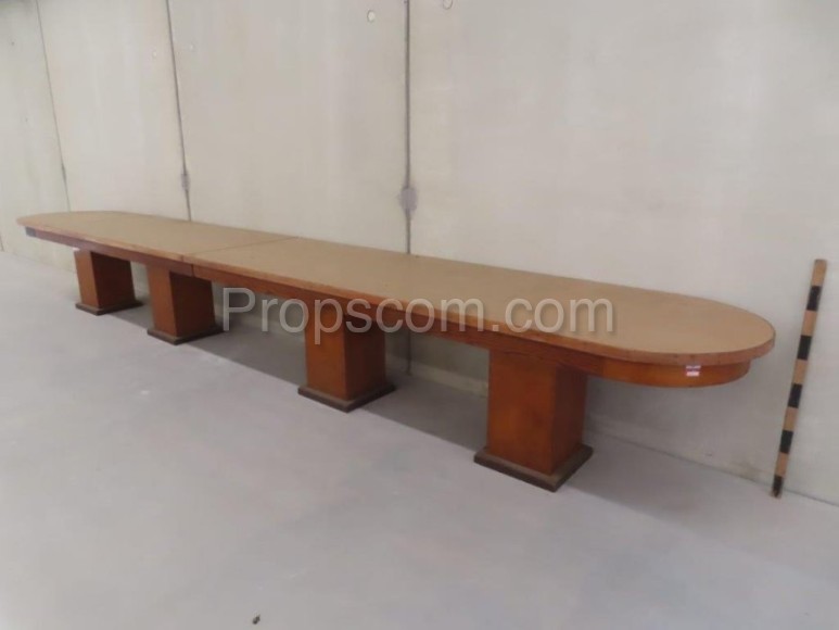 Long wooden table 