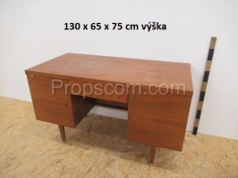 wooden rugged desk