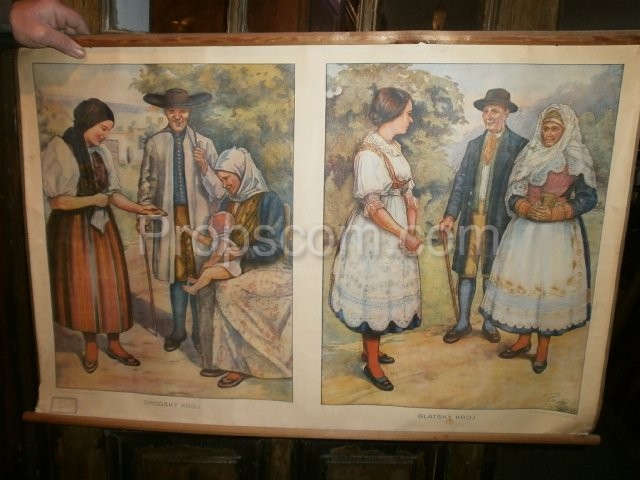 School poster - Country costumes