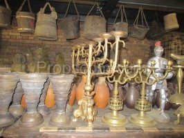 large brass candlestick