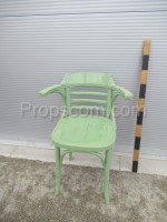 Židle dřevěná zelená