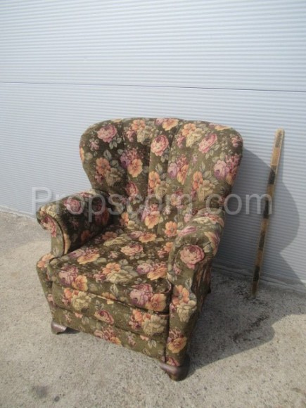 Upholstered armchair