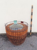 Demijohn in the basket