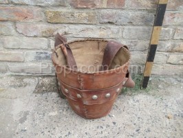 medieval leather basket