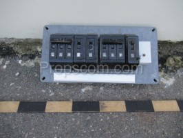 Electrical panel: circuit breakers