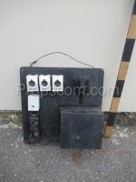 Electrical panel: circuit breaker, fuses, switch