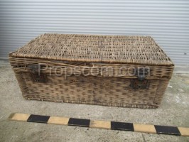 Wicker suitcase