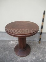 Wooden round table