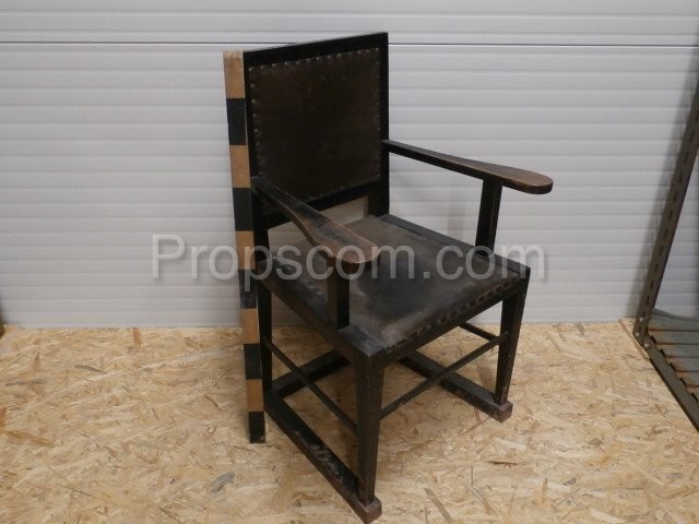 Wooden armchair