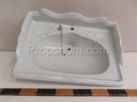 White washbasin