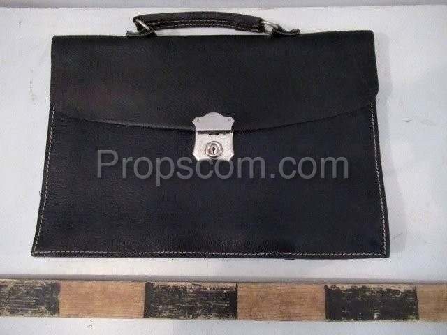 Leather briefcase