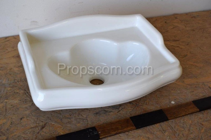 White washbasin