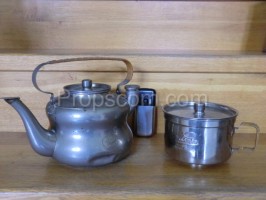 Teapot with mug