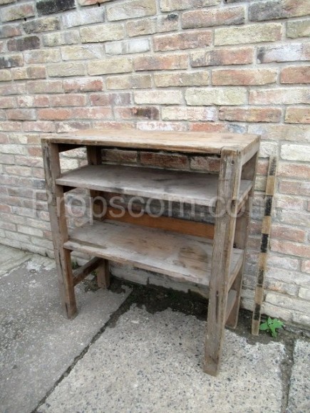 Wooden bookshelf