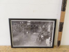 Photo industrial in a frame