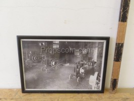 Photo industrial in a frame