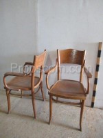 Wooden armchair