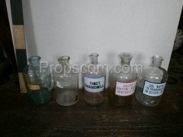 Large bottles with ground-glass joint